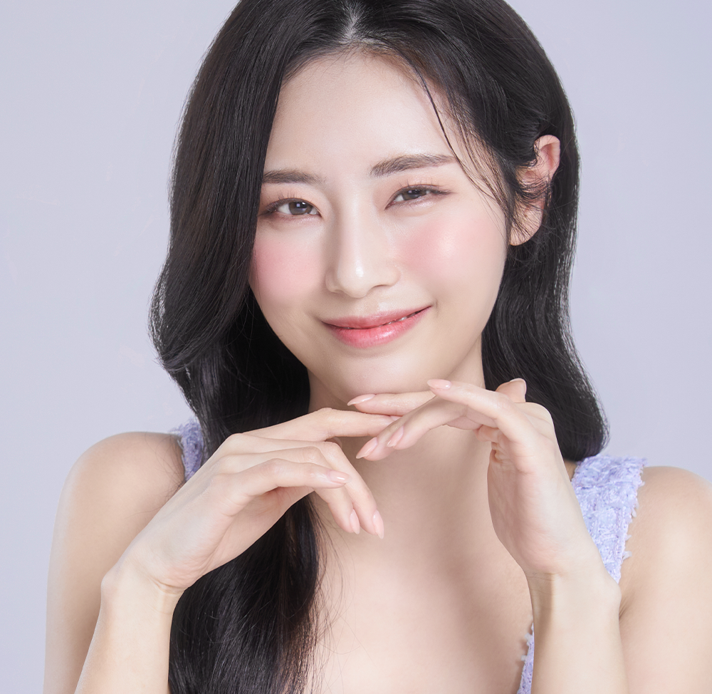 부분 절개 쌍꺼풀 여성 모델